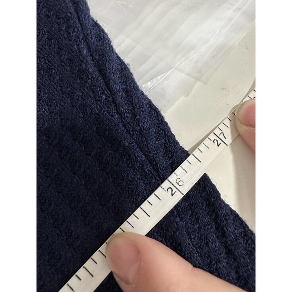 💗 Free People Navy Long Sleeve Top || Size XS - Picture 7 of 10